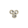 Three Coats Style L polyester bobbins on white background