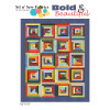Bold and Beautiful Log Cabin Quilt Kit