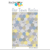 Our Town Hexies quilt kit with coordinating fabric