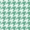 Modern Tyke fabric with green houndstooth pattern