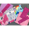My Little Pony panel kit with pink fabric and Friendship Forever panel