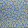 Blue Garden Collage Circle Dots quilting fabric by RJR