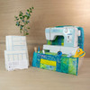 Quilt As You Go sewing machine cover and caddy project with sewing machine