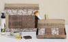 June Tailor - Quilt As You Go - Zippered Cosmetic Bags - Camel