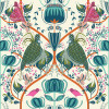 Pink Exotic Splendour Royal Serenade quilting fabric by RB Studios
