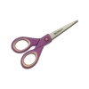 5-inch scissors with purple handles on white background