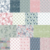 River's Bend - Afternoon in the Park - 5" Squares/42pc - Multi fabrics arranged in
