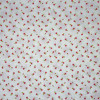 Rose Bouquet pale blue fabric with tiny red floral sprigs