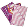 Beach tote kit fabrics in pink, purple, and white coordinating prints