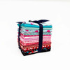 Triangle Love 20-piece fat quarter bundle stacked and tied