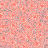 Studio Palettes coral fat quarter with mottled floral print
