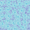 Studio Palettes aqua fat quarter with mottled floral print