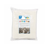 Twin-size cotton poly batting packaged in clear plastic