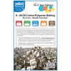 Pellon cotton poly full-size batting product information label