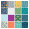 Nature Unfiltered 2.5-inch strips shown as a 16-print fabric grid