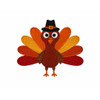 Pilgrim Turkey Embroidery Design – 2 Sizes Included (DST Download)