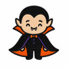 Cute Dracula Embroidery Design – 2 Sizes Included (DST Download)