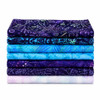 Midnight Lagoon Batiks - Fat Quarter Bundle/7pc