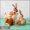 Corinne Lapierre Bunnies Wool Mix Felt Craft Kit - Big Kit