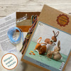 Corinne Lapierre Bunnies Wool Mix Felt Craft Kit - Big Kit