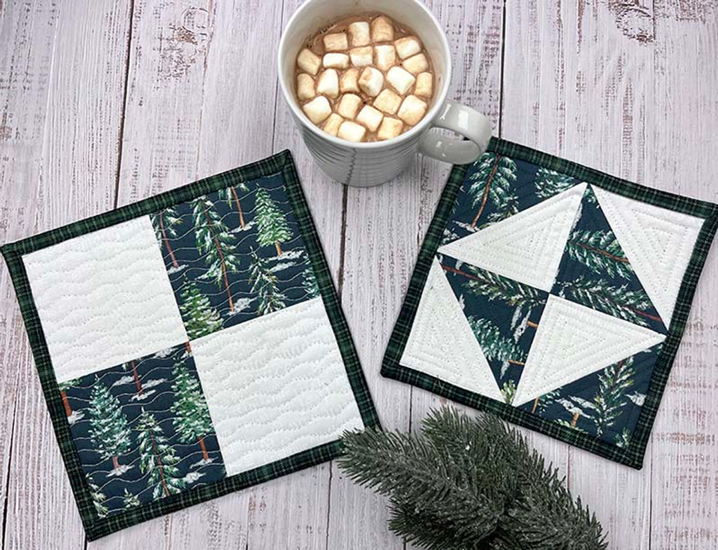 Kit Leftovers = Mug Rugs!