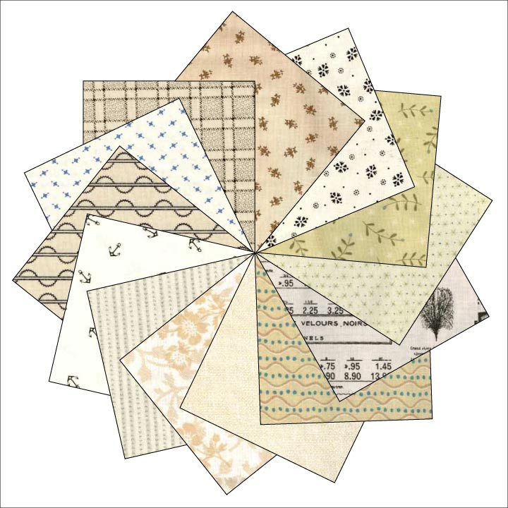 10Inch Fabric Squares Precut Sets Sit n’ Sew Fabrics