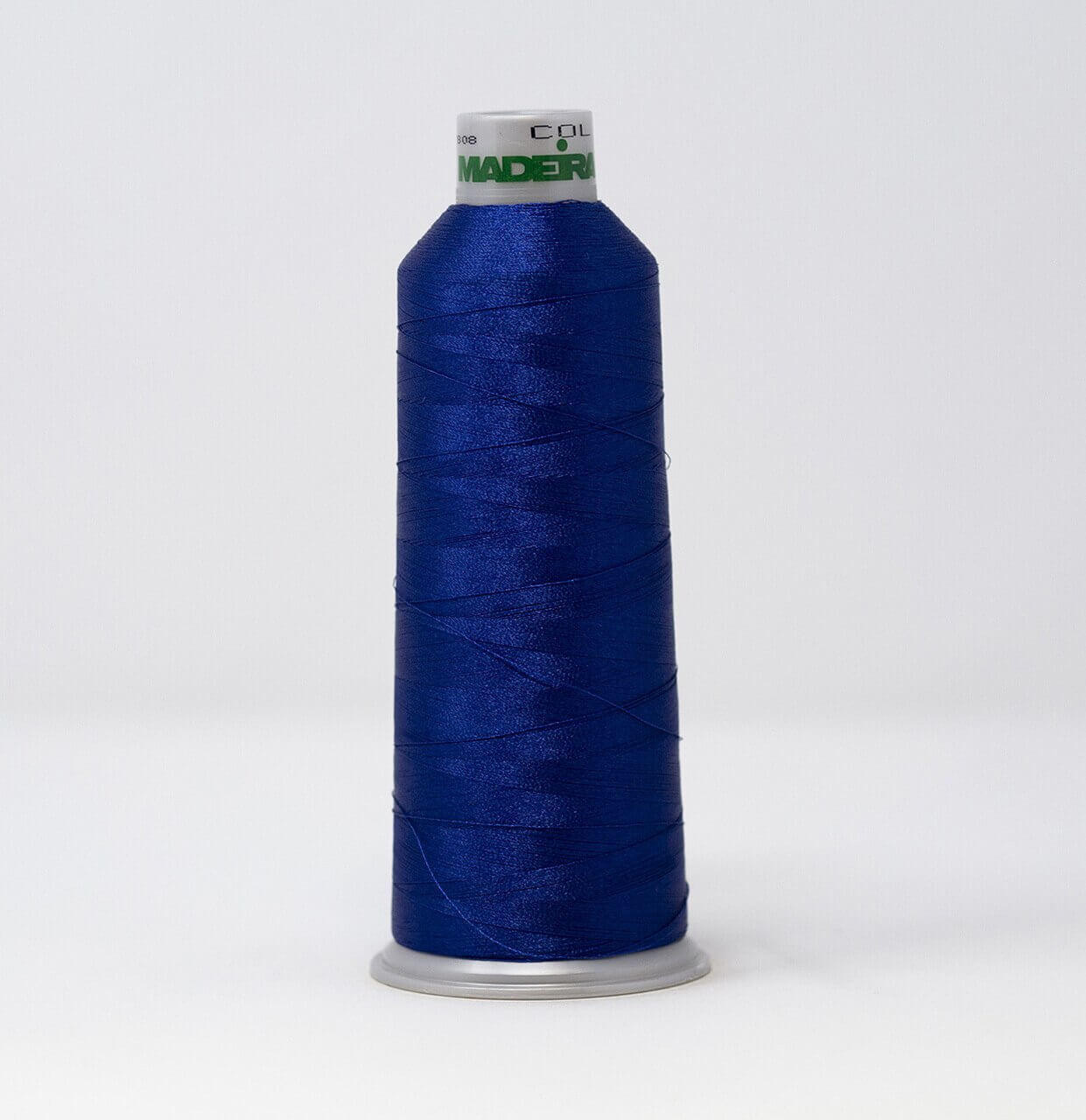Y*H様 Blue Blue HENNIHARU 77m Madeira Polyneon 40wt Polyester Embroidery Thread - 5500 Yard Cone