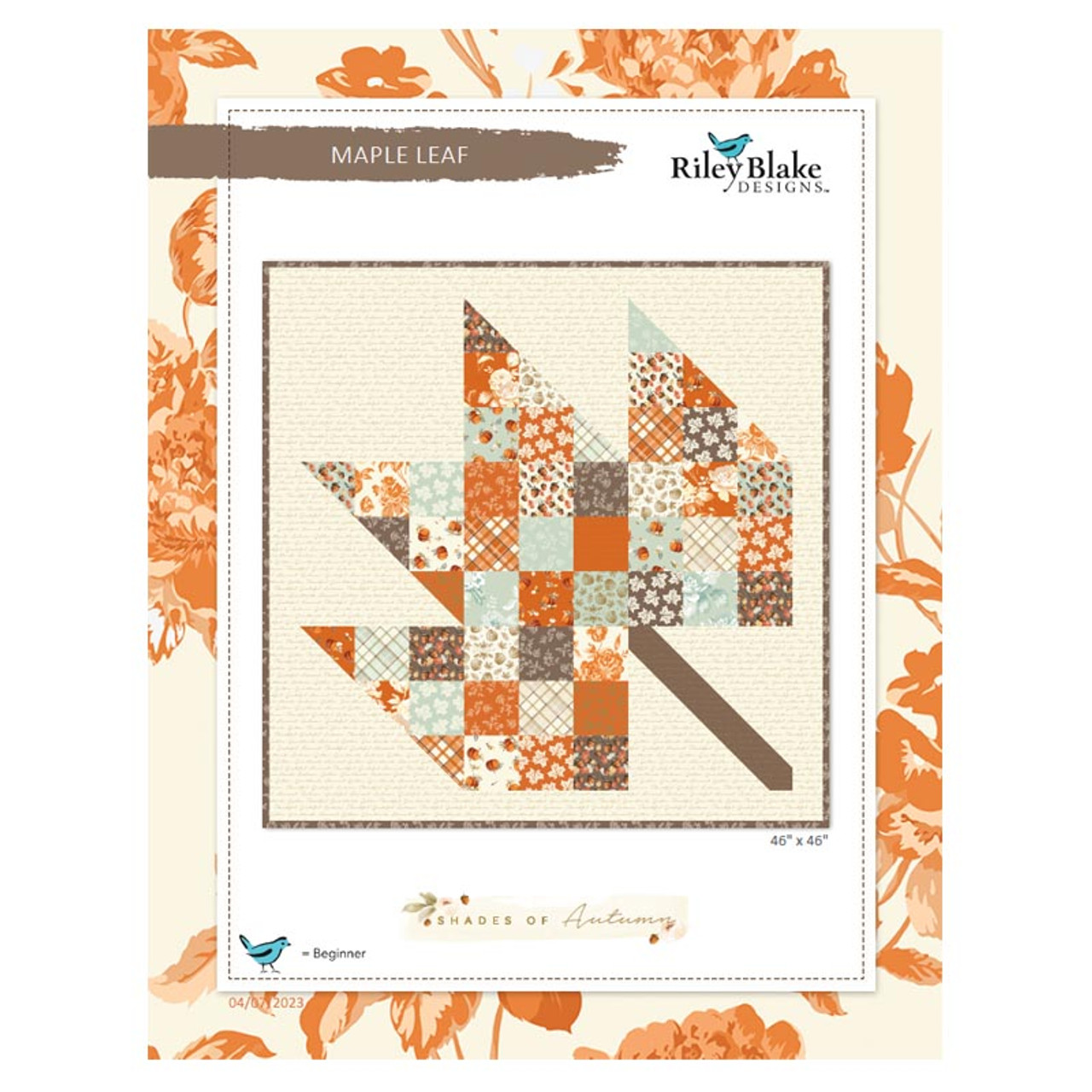 Maple Leaf Quilt Pattern, FREE QUILT PATTERN, Sit n' Sew Fabrics