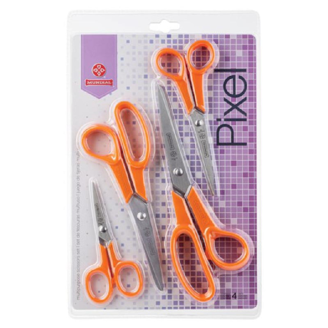 Pixel 4-Piece Scissor Set