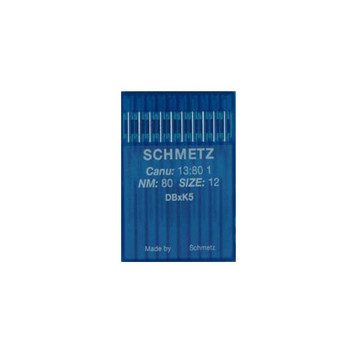 Schmetz Embroidery Needles 80/12 DBxK5 Normal Ball Point (NB) 10Pk sewing needle package