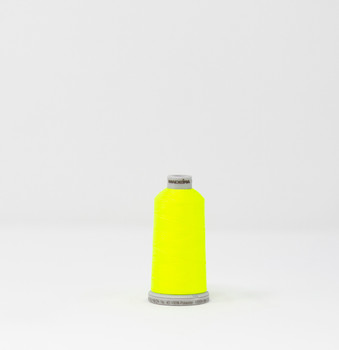1935 Fluorescent Yellowgreen Madeira Polyneon 40wt 1100 Yard Polyester embroidery thread spool style 919-1935