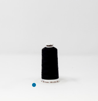 1000 Emerald Black Madeira Classic 1100 Yards Rayon embroidery thread spool style 911-1000
