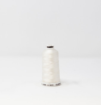1004 Natural White Madeira Classic 1100 Yards Rayon embroidery thread spool style 911-1004