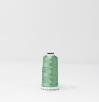 1047 Celadon Madeira Classic 1100 Yards Rayon embroidery thread spool style 911-1047