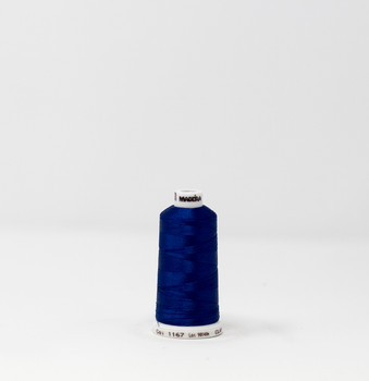 1167 Blue Ink Madeira Classic 1100 Yards Rayon embroidery thread spool style 911-1167