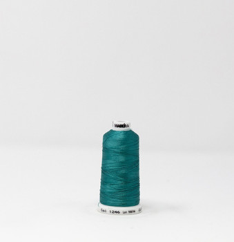 1246 Teal Green Madeira Classic 1100 Yards Rayon embroidery thread spool style 911-1246