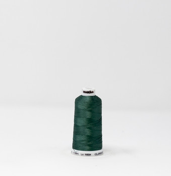 1391 Spruce Green Madeira Classic 1100 Yards Rayon embroidery thread spool style 911-1391