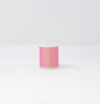 Rose Quartz Madeira Metallic embroidery thread spool style 983-302