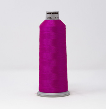 1709 Shocking Pink Madeira Polyneon 40wt 5500 Yard Polyester embroidery thread spool style 718-1709