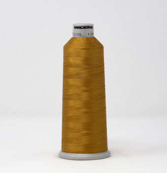 1791 Brass Madeira Polyneon 40wt 5500 Yard Polyester embroidery thread spool
