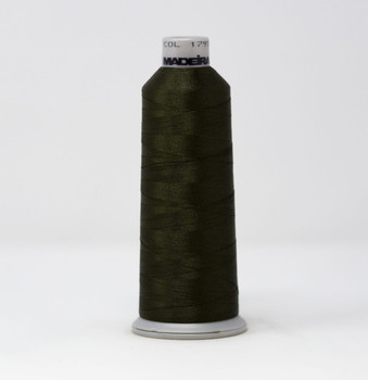 1795 Dark Camo Green Madeira Polyneon 40wt 5500 Yard Polyester embroidery thread spool