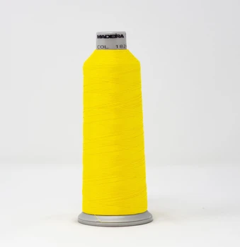 1824 Fluorescent Yellowgreen Madeira Polyneon 40wt 5500 Yard Polyester embroidery thread spool
