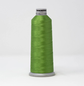 1848 Lime Green Madeira Polyneon 40wt 5500 Yard Polyester embroidery thread spool