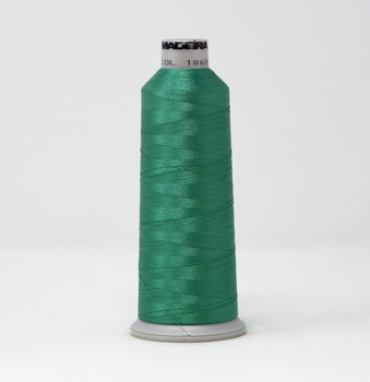 1868 Bottle Green Madeira Polyneon 40wt 5500 Yard Polyester embroidery thread spool style 718-1868