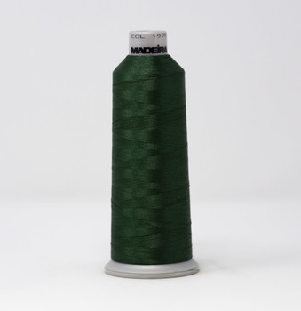 1970 Emerald Ink Madeira Polyneon 40wt 5500 Yard Polyester embroidery thread spool