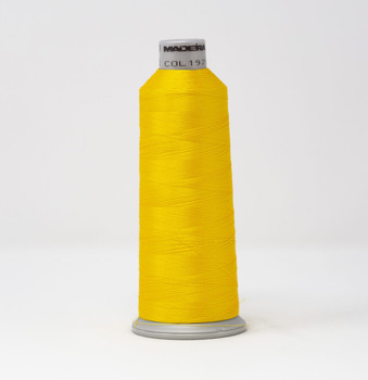 1971 Saffron Madeira Polyneon 40wt 5500 Yard Polyester embroidery thread spool