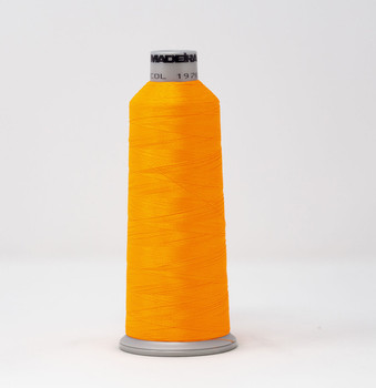 1978 Fluorescent Orange Madeira Polyneon 40wt 5500 Yard Polyester embroidery thread spool