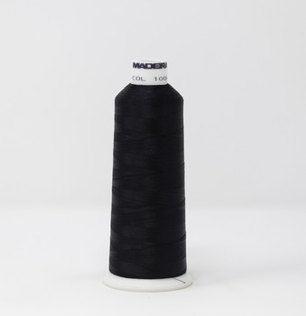 1006 Diamond Black Madeira Classic 5500 Yards Rayon embroidery thread spool