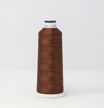 1058 Sienna Madeira Classic 5500 Yards Rayon embroidery thread spool