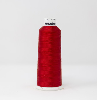 Red 1146 Madeira 40 wt. Machine Embroidery Thread - 5000m Spool – Make &  Mend